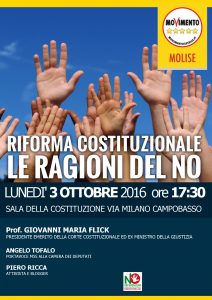 Resoconto del convegno organizzato dal M5S Molise con il prof. Flick