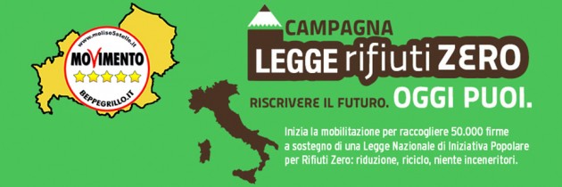 Raccolta firme per “Rifiuti Zero”