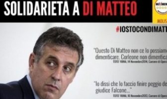 Basta con le intimidazioni. Anche noi siamo con Nino Di Matteo