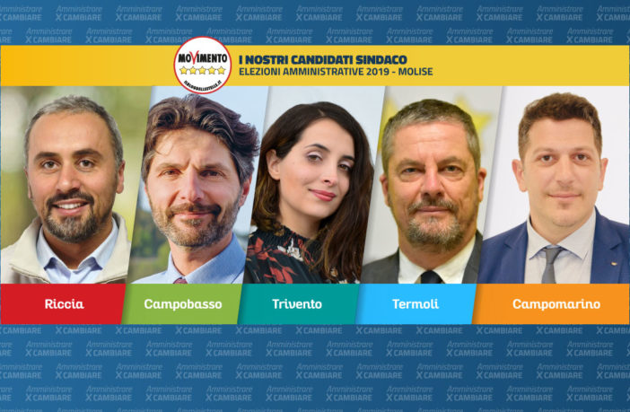 candidati M5S Amministrative Molise 2019