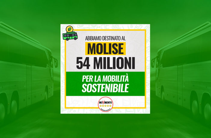 Mobilita sostenibili, fondi al Molise, 54 milioni