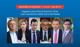 sfiducia al governo Toma, consiglio regionale Molise