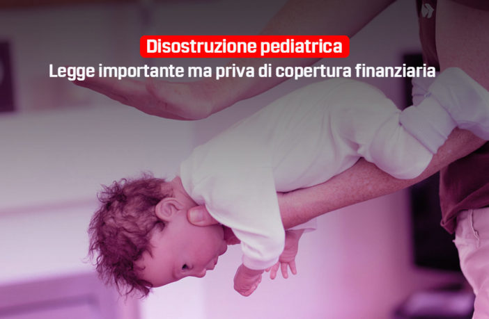 legge disostruzione pediatrica priva di copertura finanziaria