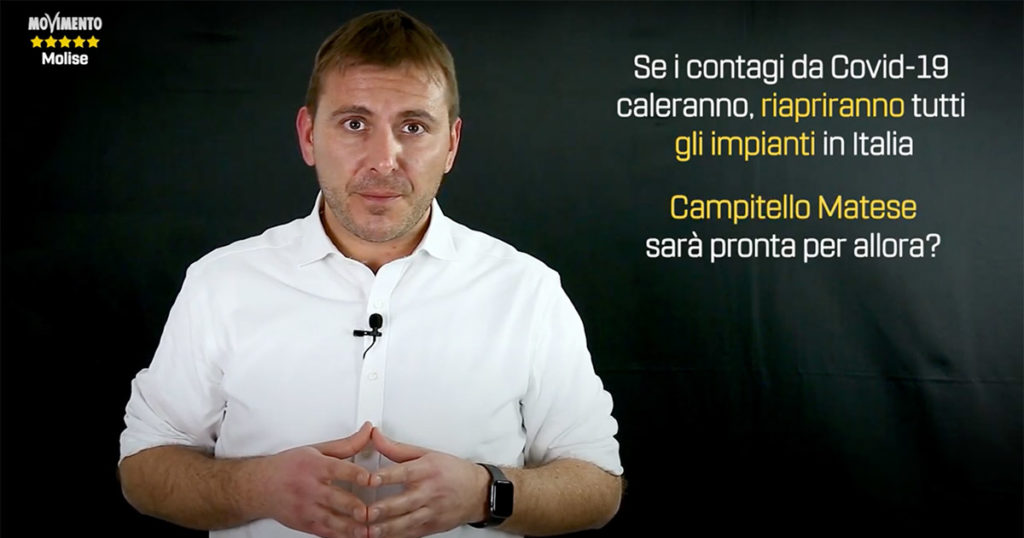Campitello Matese, impianti chiusi. Angelo Primiani M5S