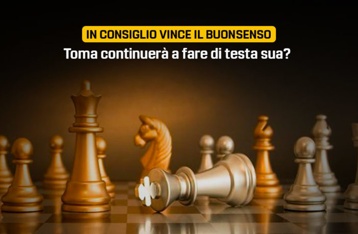 In Consiglio vince il buonsenso, Toma continuerà a fare di testa sua?