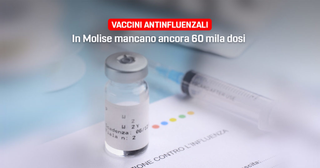 Primiani, Vaccini antinfluenzali Molise, mancano 60 mila dosi