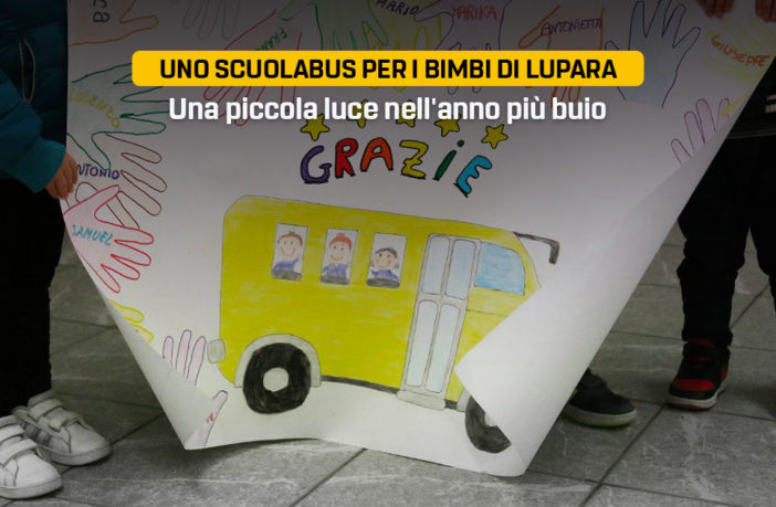 Scuolabus per i bimbi di Lupara