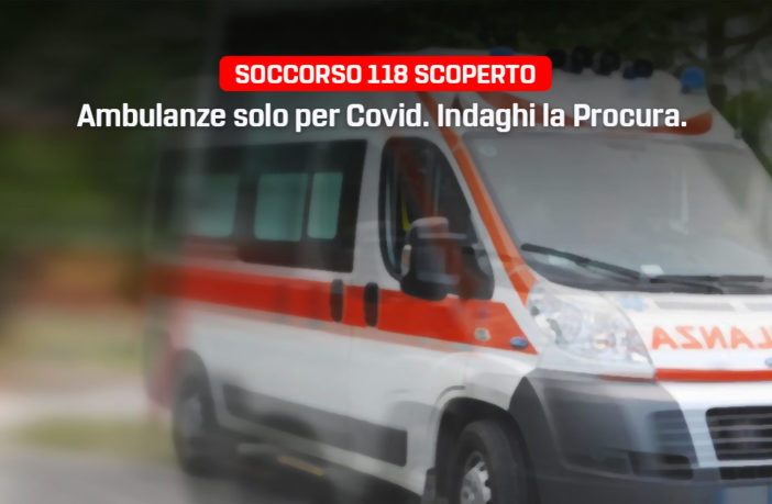 In Molise il Soccorso 118 è scoperto. Le ambulanze sono impiegate solo per pazienti Covid.