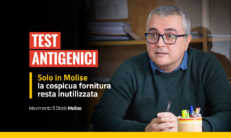 Fabio de Chirico, M5S Molise, Test antigenici