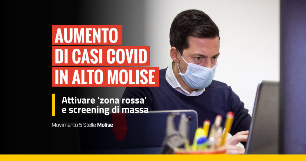 Aumonento casi covid Agnone e alto Molise