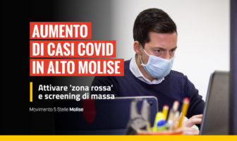 Aumonento casi covid Agnone e alto Molise