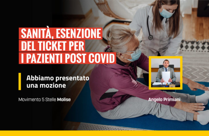 Mozione, esenzione ticket pazienti post covid