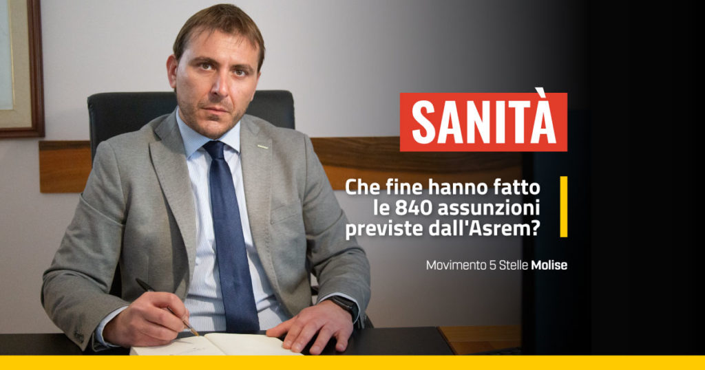 840 assunzioni Asrem, che fine hanno fatto?