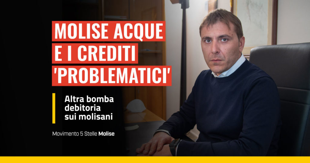 Molise Acque e i debiti per i molisani