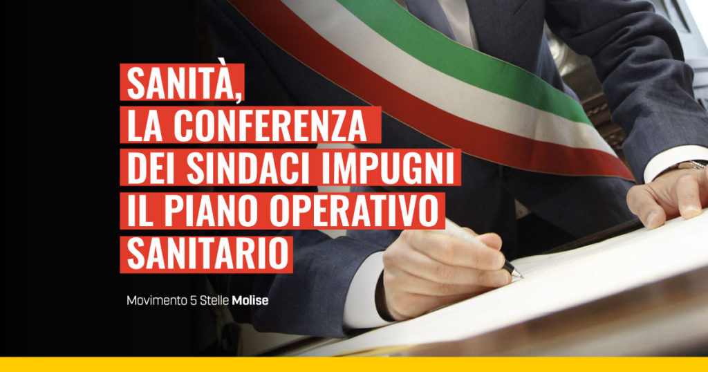 conferenza sindaci impugnare piano operativo sanitario molise