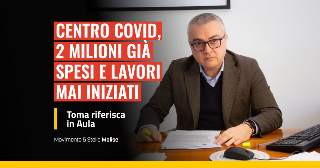 Centro Covid Campobasso - 2 milioni spesi