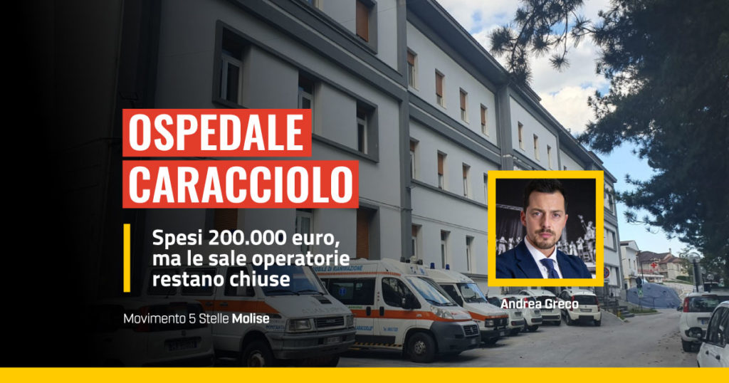 Caracciolo, 200000 euro spesi e le sale operatorie sono chiuse