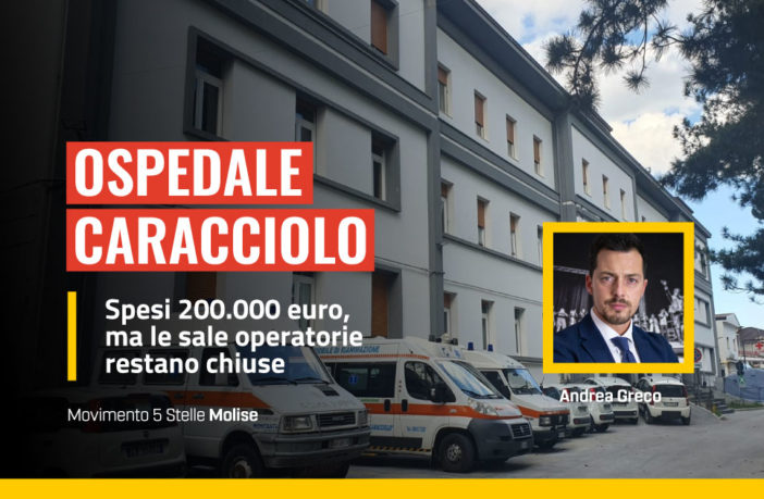 Caracciolo, 200000 euro spesi e le sale operatorie sono chiuse