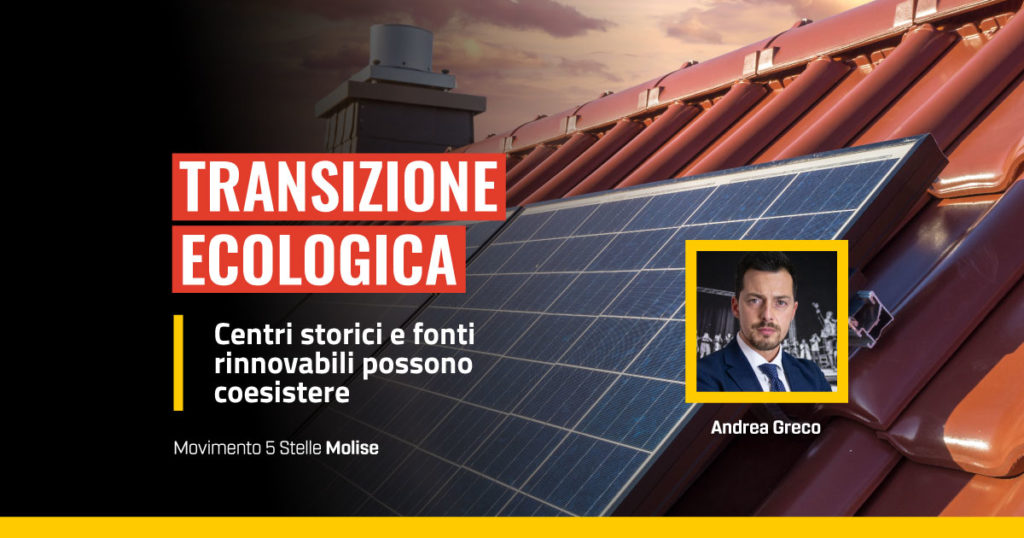 Greco, fotovoltaico nei centri stori, ho scritto a Cingolani