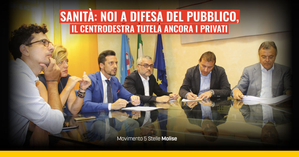 Consiglieri del M5S Molise a difesa della sanità pubblica
