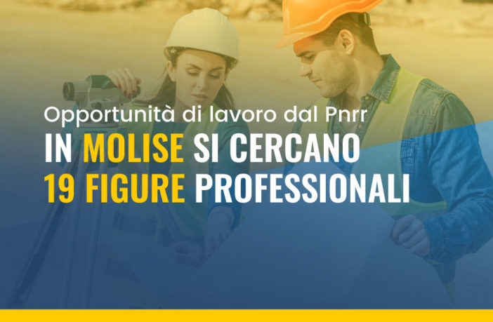 Ingegneri, geometri, architetti, biologi, si cercano 19 figure professionali in Molise