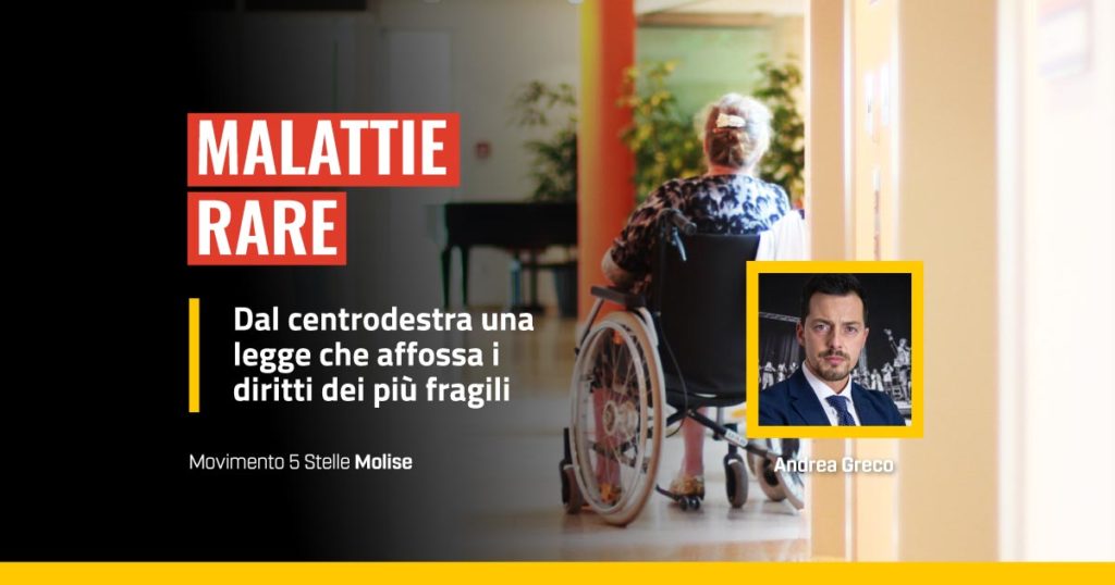 Malattie rare, il centrodestra molisano affossa con una legge il diritto dei più fragili