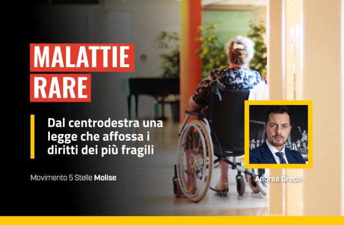 Malattie rare, il centrodestra molisano affossa con una legge il diritto dei più fragili