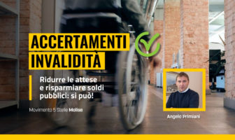 Accertamenti invalidi, la prposta M5s Molise, Angelo Primiani