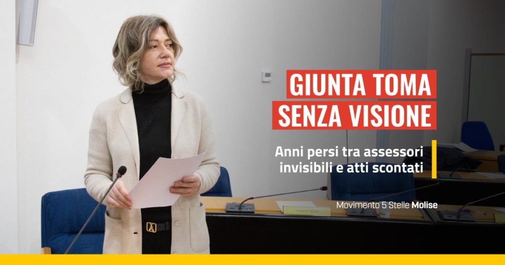 Patria Manzo - M5S Molise contro la Giunta Toma
