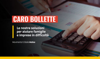 Caro Bollette, le soluzioni del Movimento 5 Stelle Molise