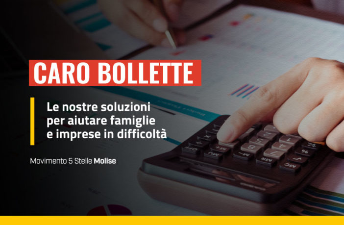 Caro Bollette, le soluzioni del Movimento 5 Stelle Molise