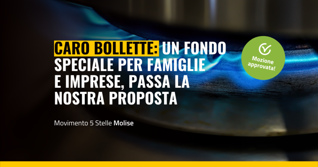 caro bollette, ok a fondo per famiglie, proposta m5s