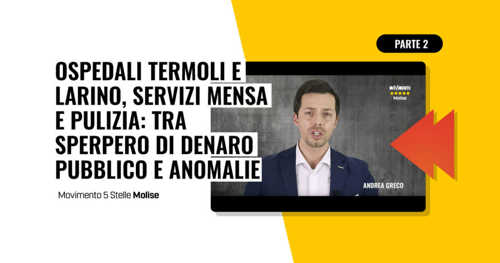 Seconda parte del video inchiesta di Andrea Greco sulla sanità del Molise. Temi: mensa Termoli-Larino
