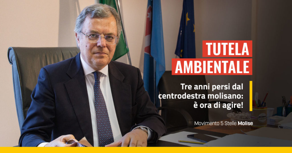 Vittorio Nola, m5s Molise, ttela mabientale, centrodestra ha perso 3 anni