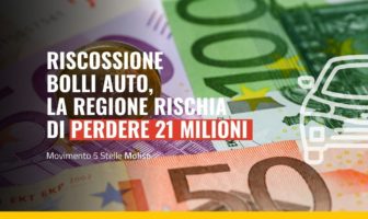 Riscossione bolli auto Molise perde 21 milioni di euro