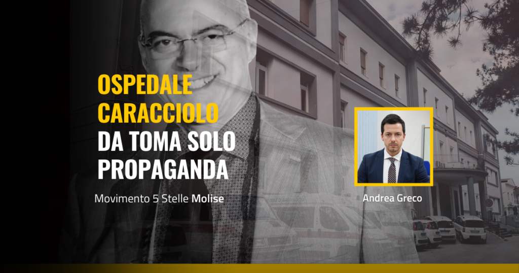 Toma in visita all'ospedale caracciolo, ma è solo propaganda