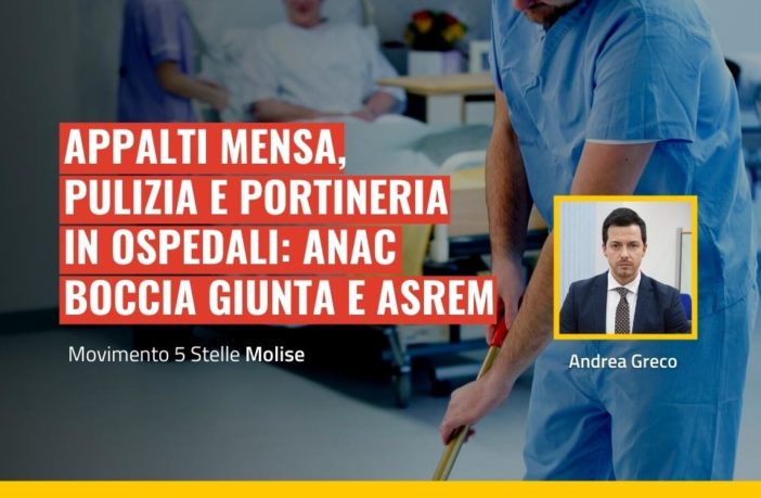 Anac boccia Asre per gli appalti dei servizi mensa e pulizie