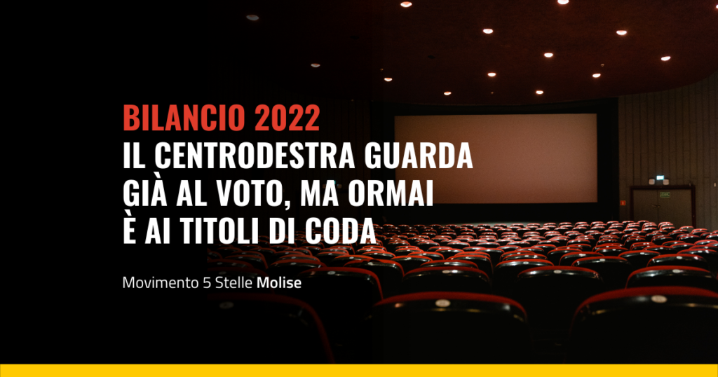 Bilancio 2022 - resoconto del Movimento 5 Stelle Molise