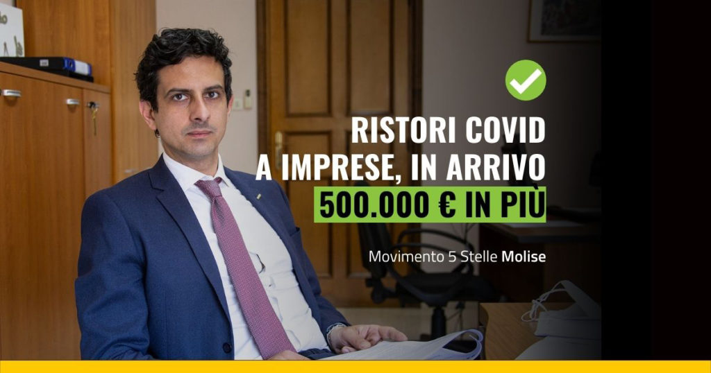 Fontana, ristori covid 500 mila euro