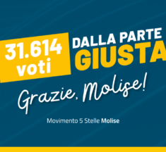 Il MoVimento 5 Stelle è il primo partito in Molise, grazie di cuore a tutti voi!
