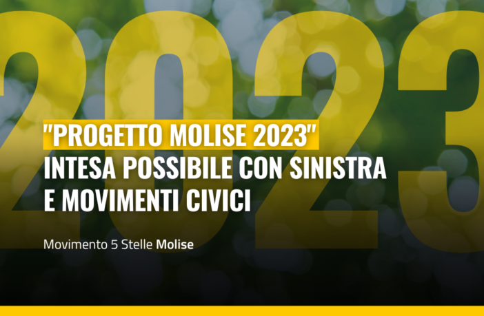 M5S intesa a sinistra e movimenti civici per molise 2023