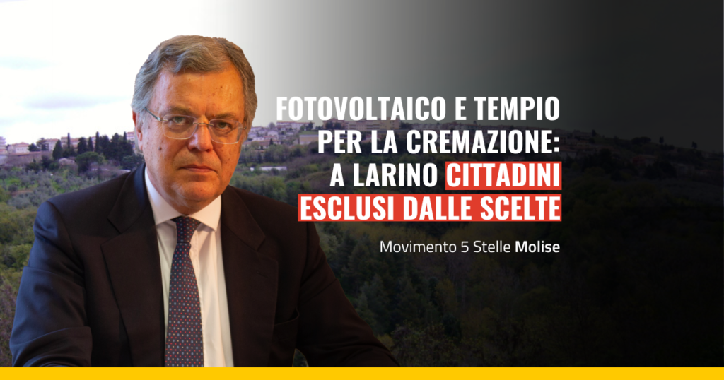 Vittorio Nola- Larino fotovoltaico e cremazione