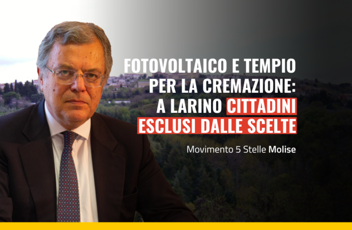 Vittorio Nola- Larino fotovoltaico e cremazione