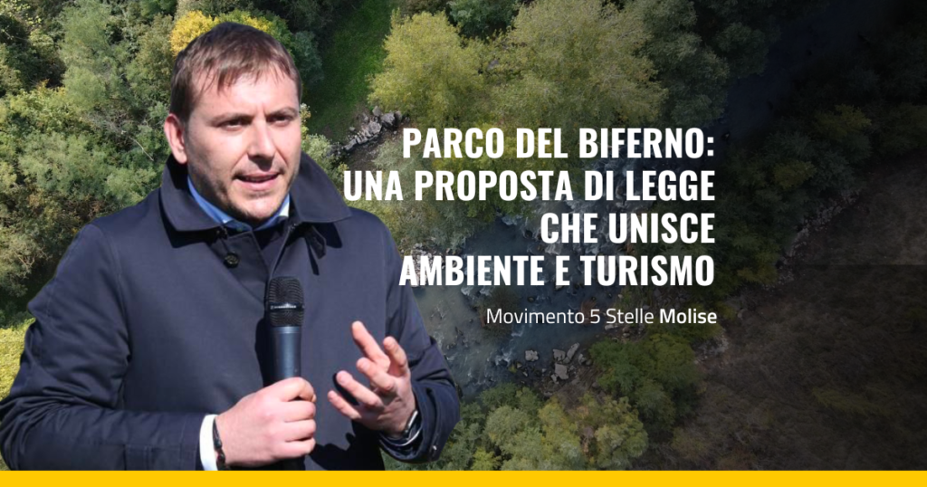 M5S Molise parco del biferno proposta di legge