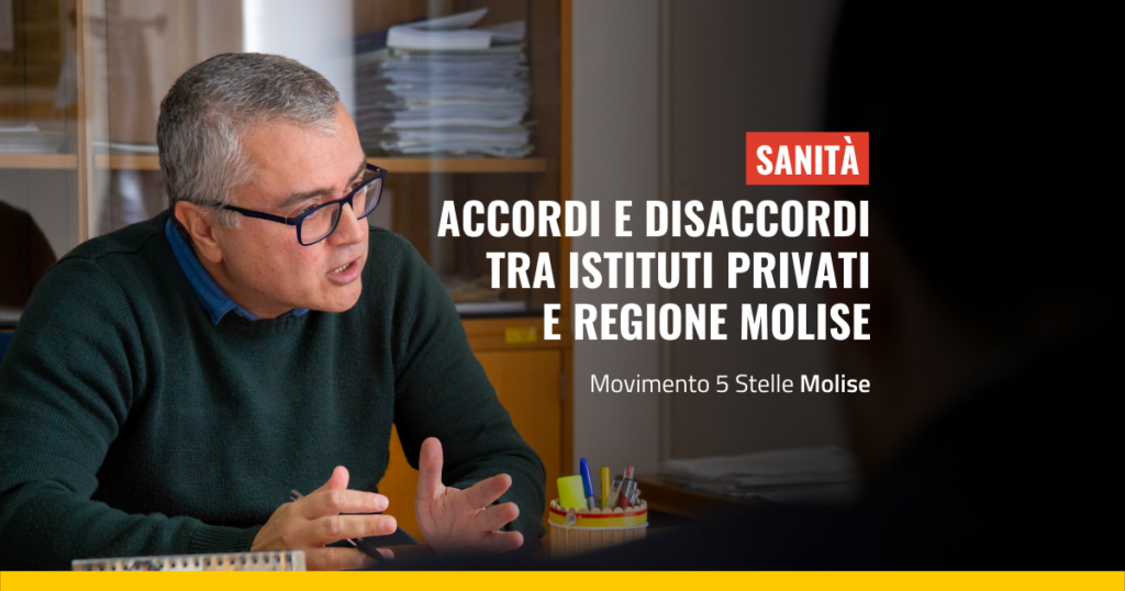De Chirico M5S sanità disaccordi pubblico privati