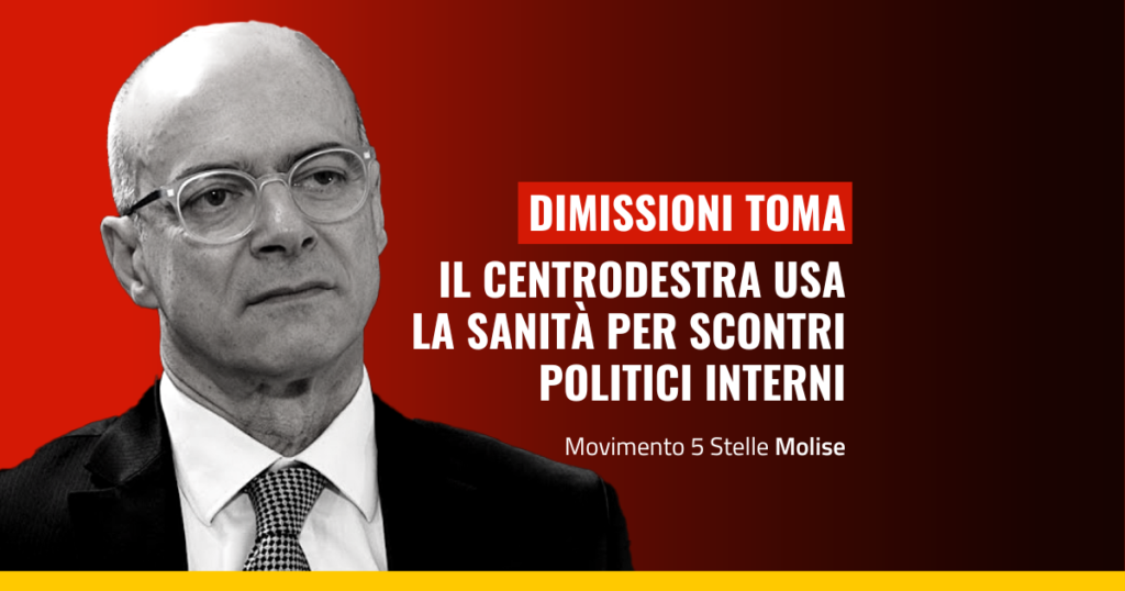 dimissioni toma sanità m5s Molise