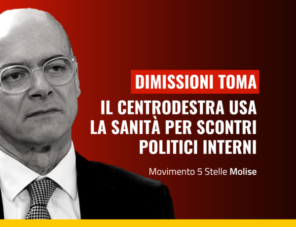 Dimissioni Toma, il centrodestra usa la sanità per scontri politici interni