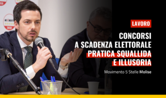 greco M5S Molise, concorsi lavoro regione scadenza elettorale