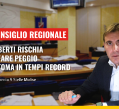 Consiglio regionale, Roberti rischia di fare peggio di Toma in tempi record